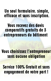 Vous deposez votre demande - les entrepreneurs vous contactent - vous choisissez - vous �valuer